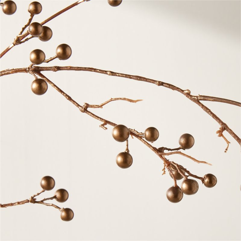 Faux Bronze Berry Holiday Stem 47" - image 2 of 4