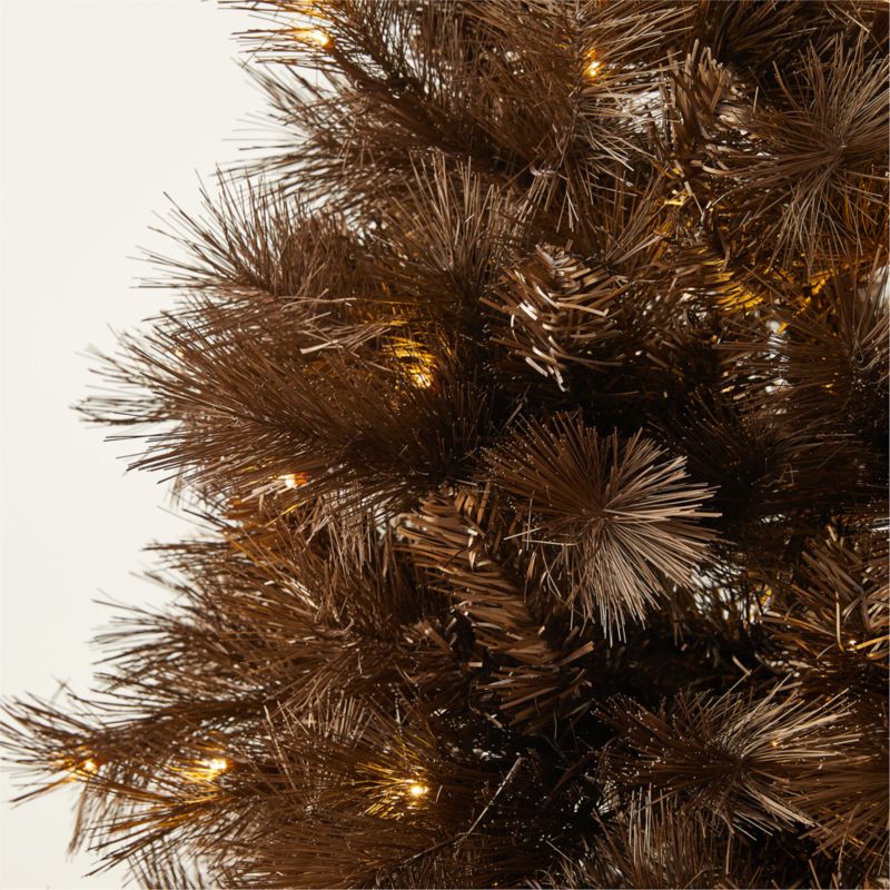 Faux Bronze Pine Christmas Tree 7.5' - image 2 of 5