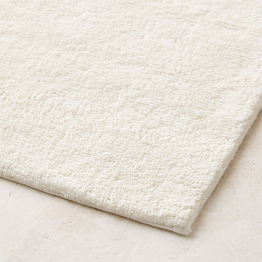 Brooks Organic Cotton Warm White Bath Mat 24''x36''