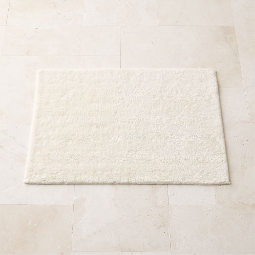 Brooks Organic Cotton Warm White Bath Mat 24''x36''