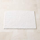Brooks Ribbed Organic Cotton White Bath Towel Set