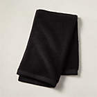 En Pointe Organic Cotton Black Bath Runner Rug 24"x60"