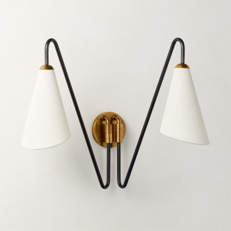 Borough Linen Double Wall Sconce - image 3 of 6