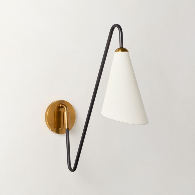 Borough Linen Single Wall Sconce - image 3 of 5
