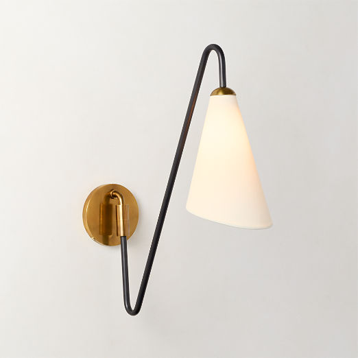 Borough Linen Single Wall Sconce