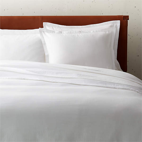 soft white cotton duvet cover