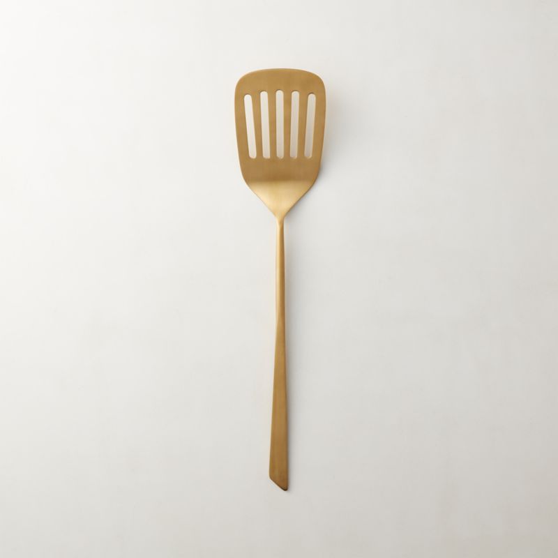 Viewing product image Brushed Gold Kitchen Turner - image 1 of 4