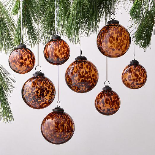 Bryce Round Tortoise Christmas Tree Ornament Set of 8