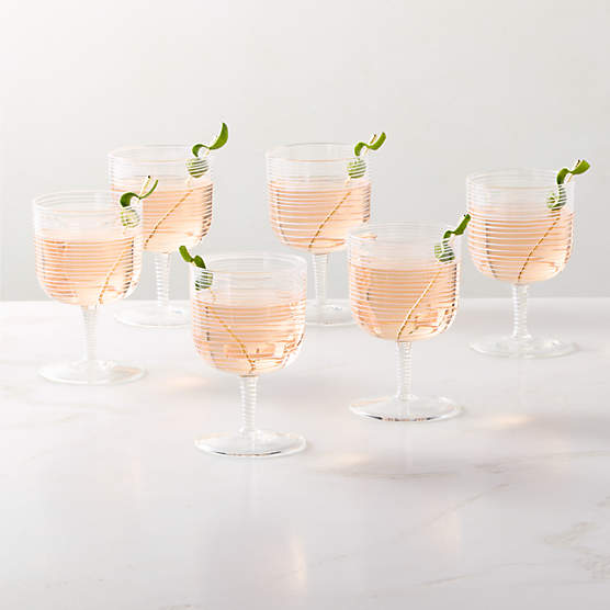 Bryden Swirl Universal Wine Glasses Set of 6