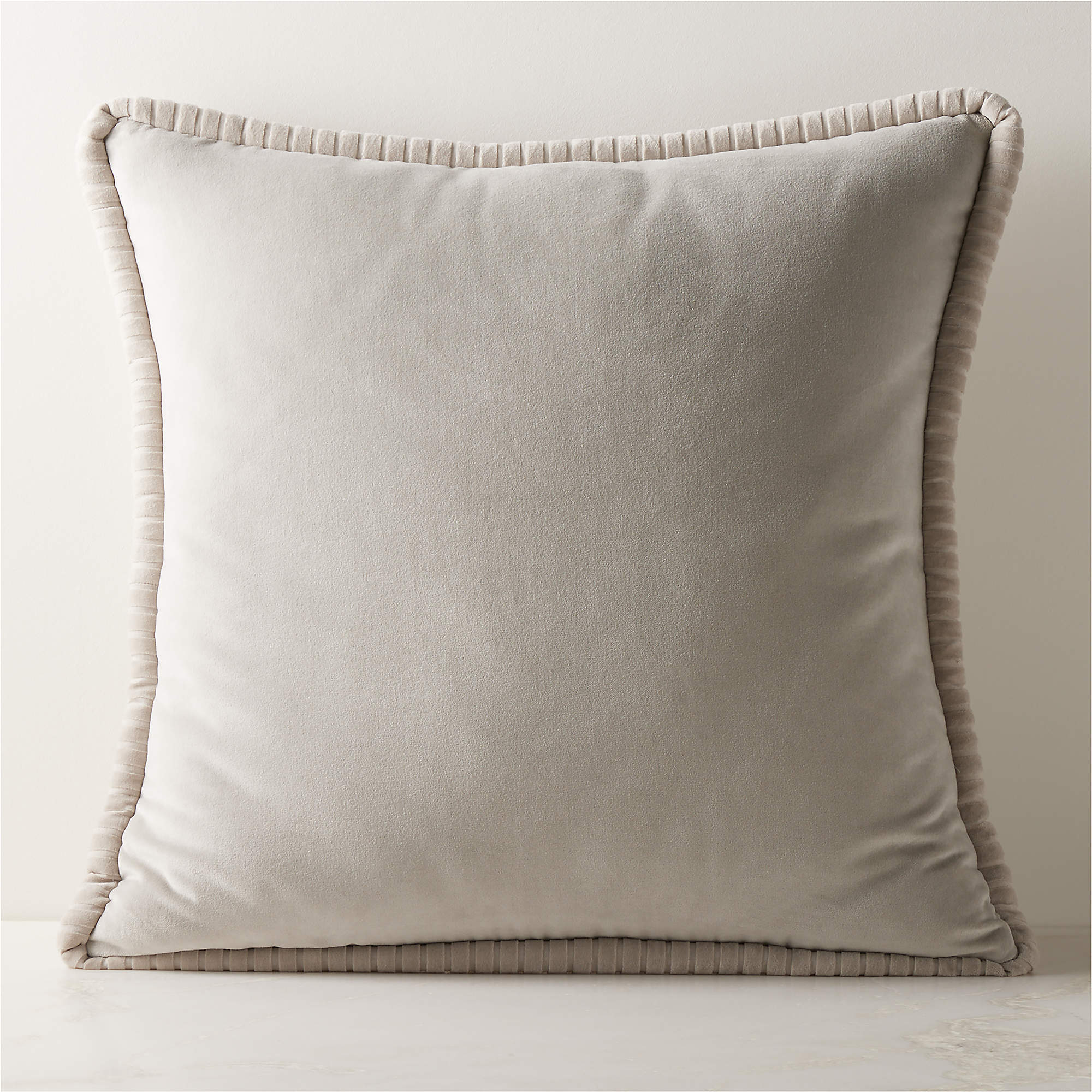 Grey velvet pillow cases best sale