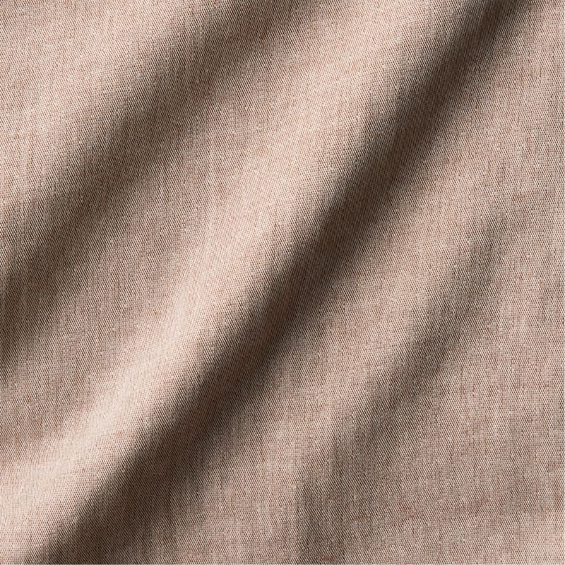 Bryn Light Taupe Organic Cotton and Linen Throw Blanket - image 2 of 5