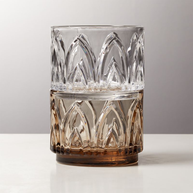 Buchanan Smoked Stacking Double Old-Fashioned Glass - image 2 of 11