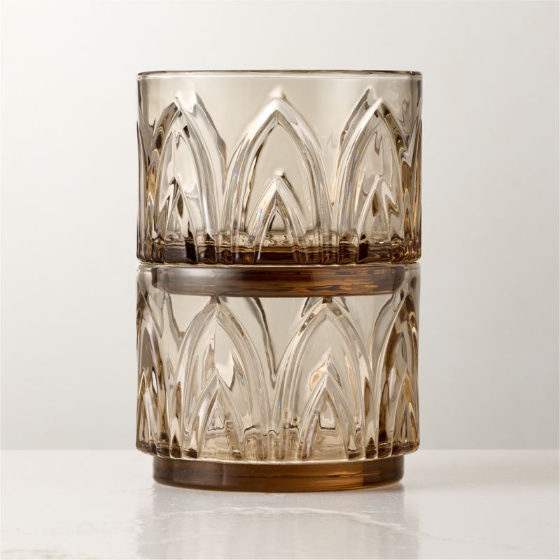 Buchanan Smoked Stacking Double Old-Fashioned Glass - image 2 of 10