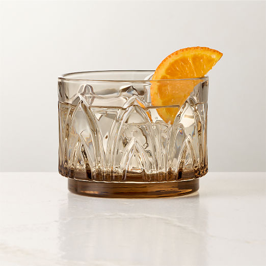 Buchanan Smoked Stacking Double Old-Fashioned Glass