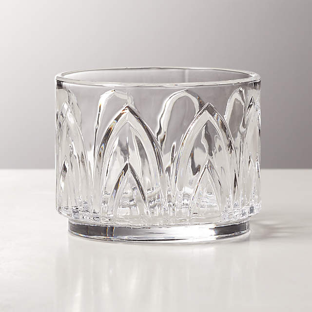 Buchanan Clear Stacking Double Old-Fashioned Glass | CB2 Canada