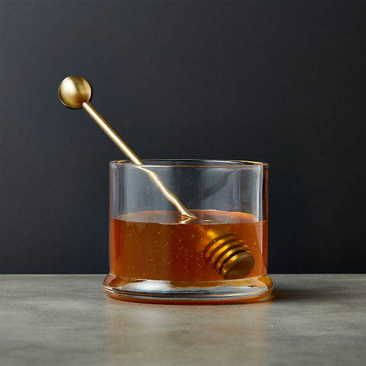 Bumble Gold Stainless Steel Honey Dipper