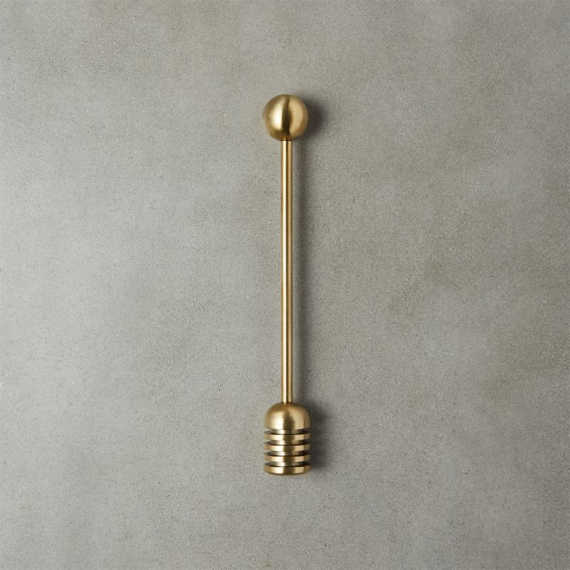 View Bumble Gold Stainless Steel Honey Dipper details