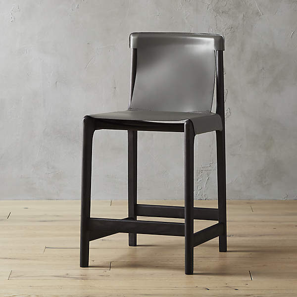 Leather sling counter stool new arrivals