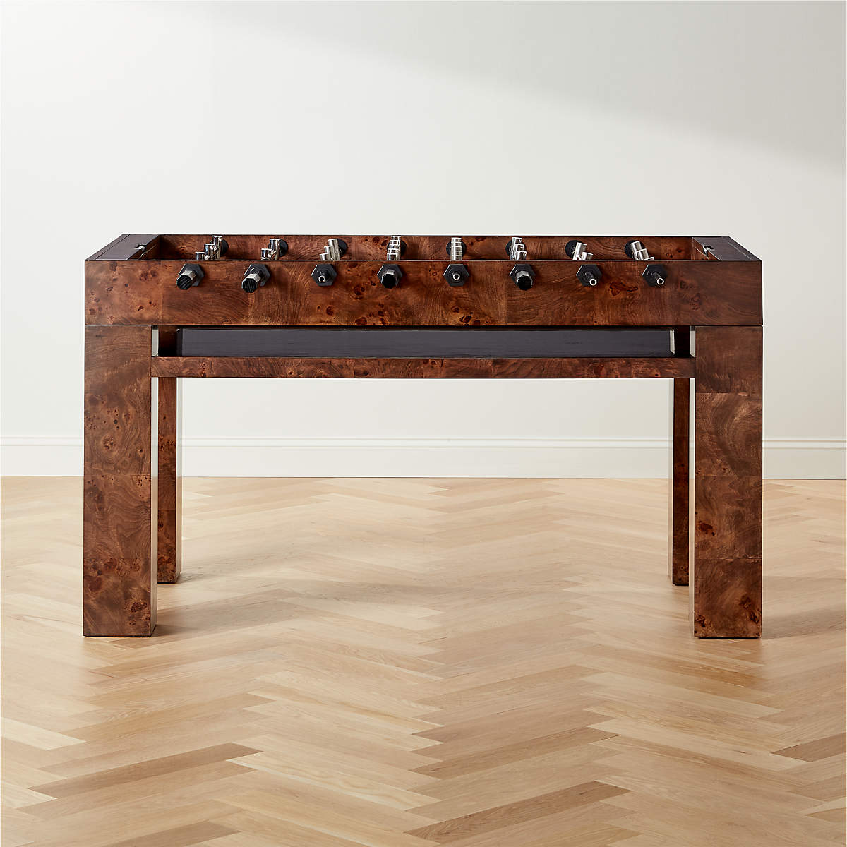 Burl Wood Foosball Table | CB2