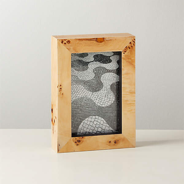 Custom Picture Frame1 3/4" Sleek Burl WoodGreat for Artwork & Photos 