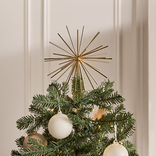 Burst Gold Star Christmas Tree Topper