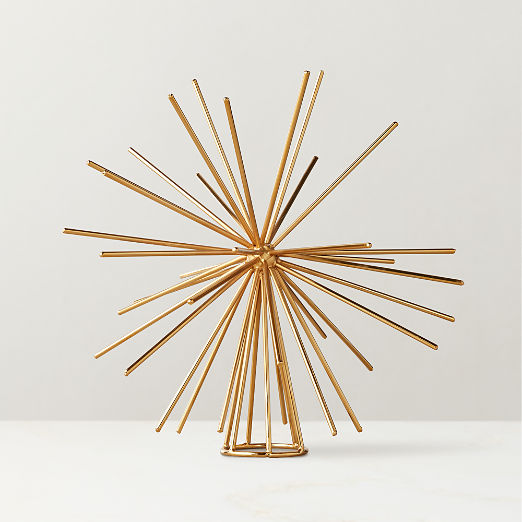 Burst Gold Star Christmas Tree Topper