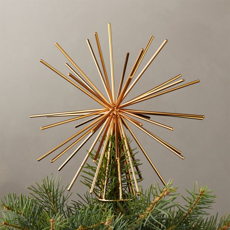 View Burst Gold Christmas Tree Topper details