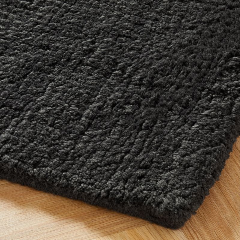 Byron Modern Charcoal Merino Wool Hand-Knotted Area Rug 10'x14' - image 3 of 4