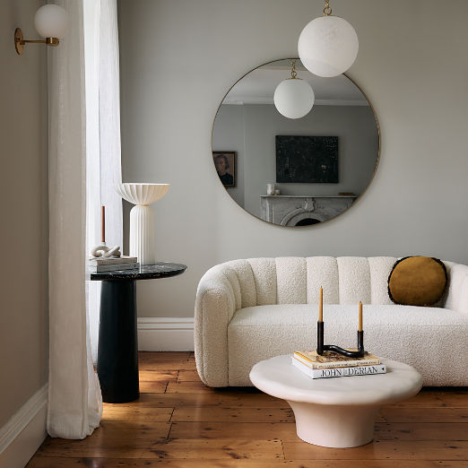 Infinity Brass Round Wall Mirror 48"