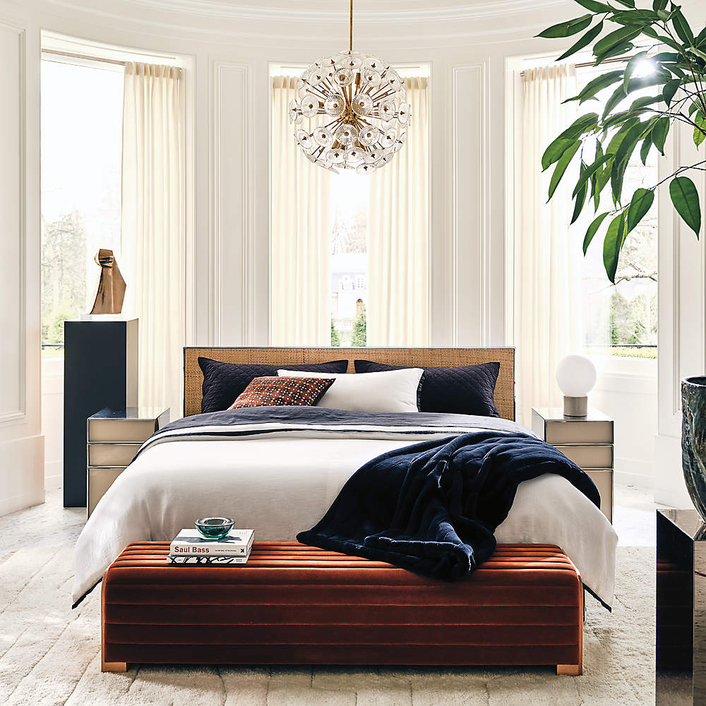 Cb2 store rattan bed