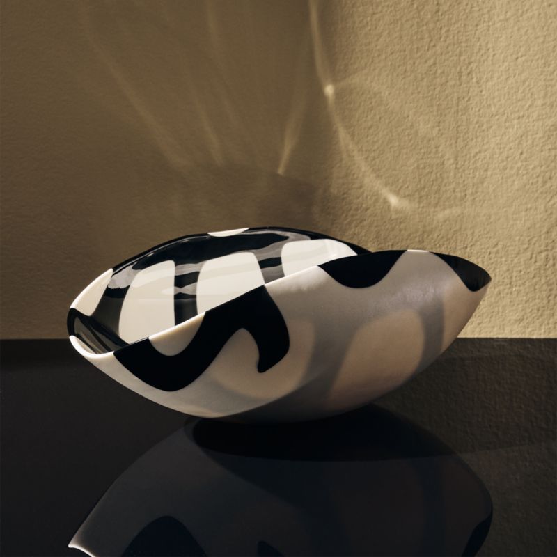 Zeta Murano White Glass Bowl - image 8 of 14