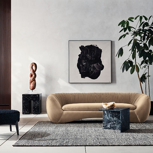 T Black Marble Side Tables