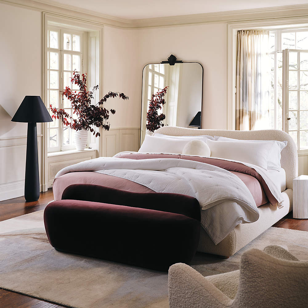 Polar Black Cement Floor Lamp by Kara Mann Reviews CB2