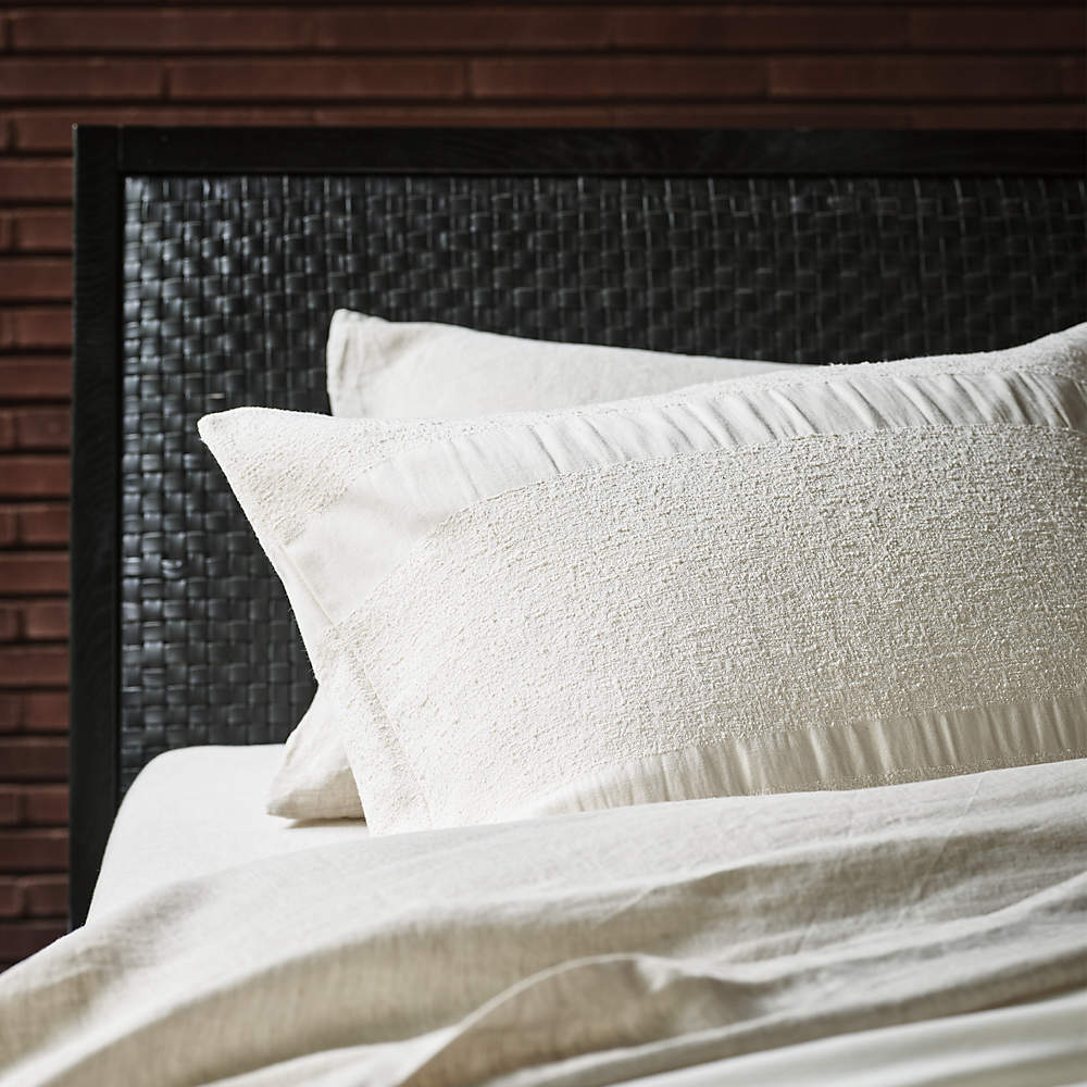 Cb2 shop leather bed