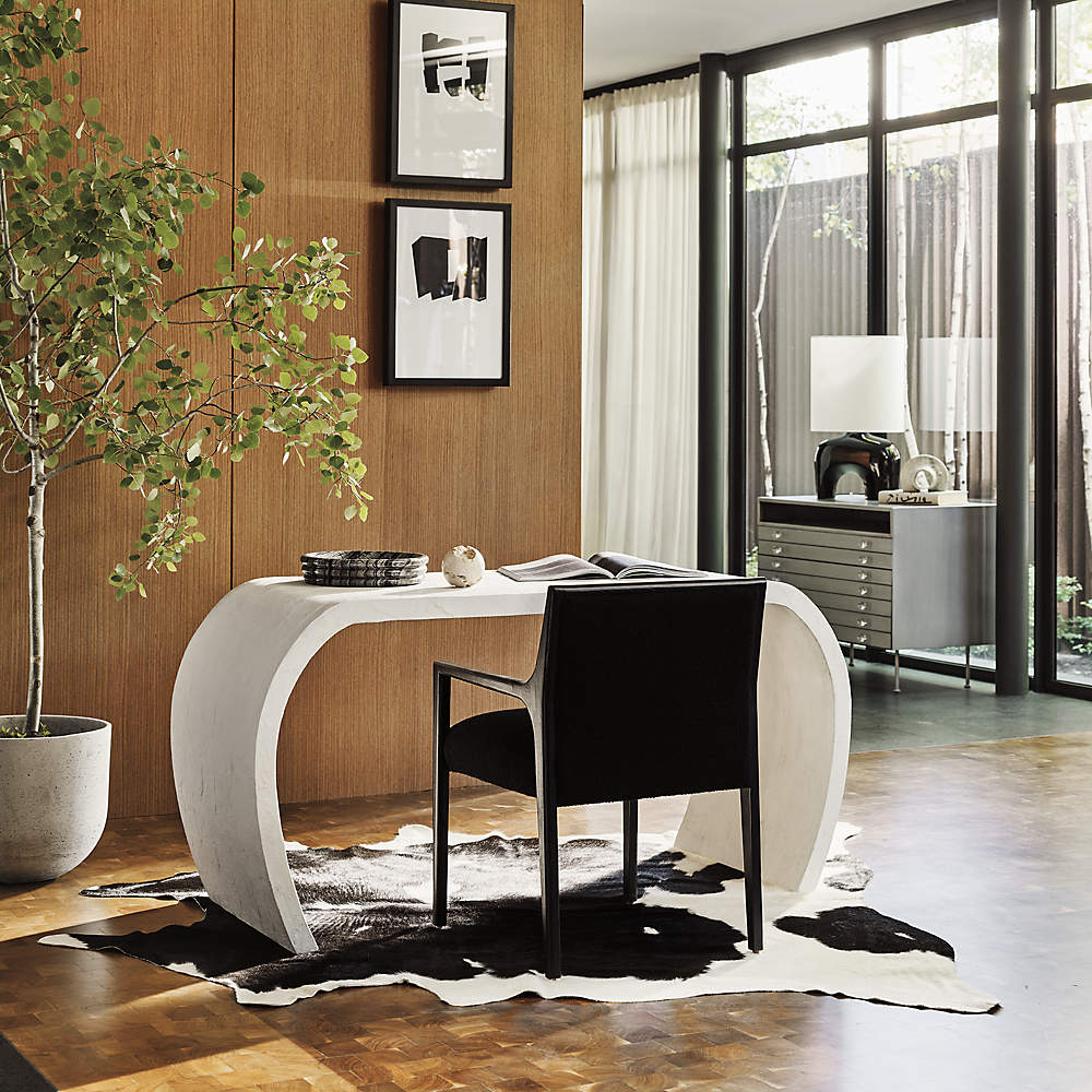 Cb2 shop linen desk