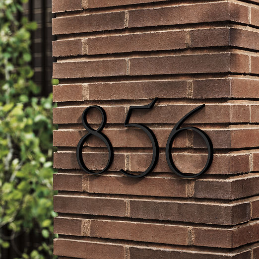 Heymland 6" Black House Numbers