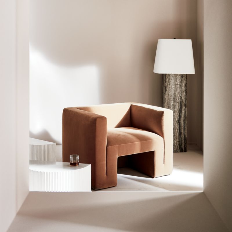 Incovo Short White Modern HalfMoon Side Table + Reviews CB2 Canada