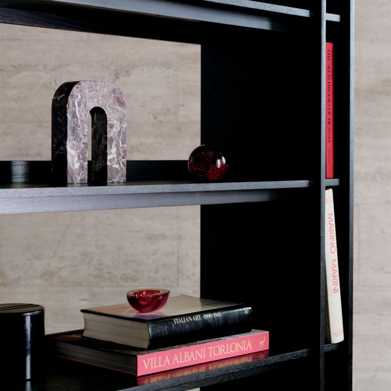 Genova Black Ebonized Oak Bookcase by Gianfranco Frattini - image 6 of 13