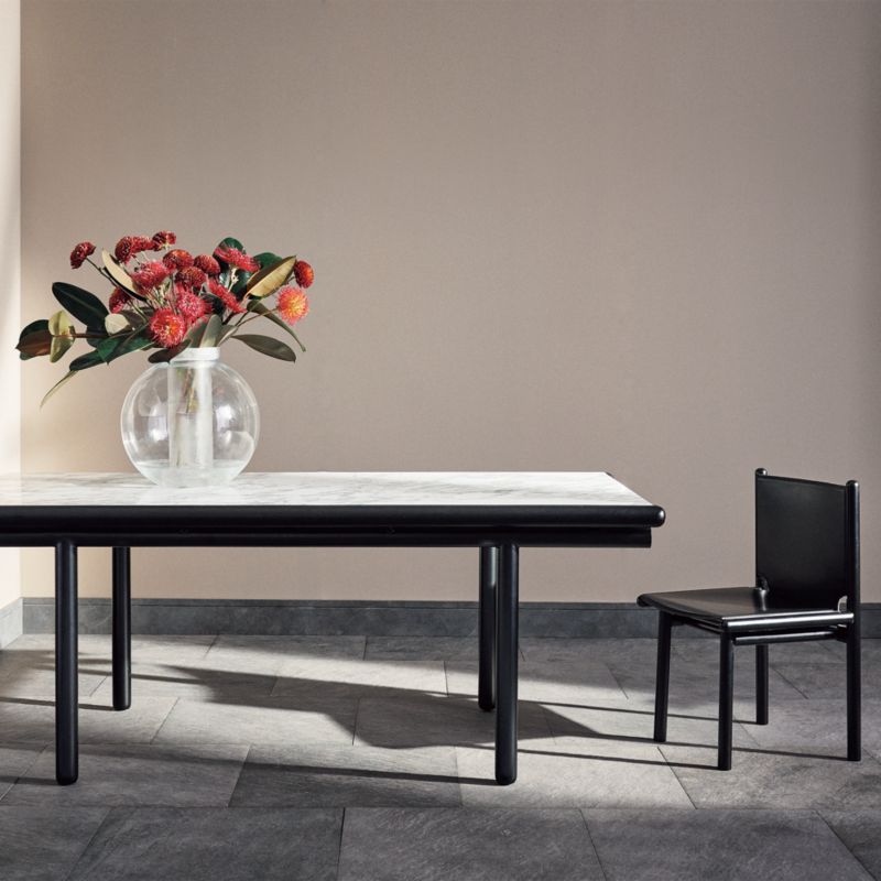 Anacapri 53" Square Marble Dining Table by Gianfranco Frattini - image 3 of 13