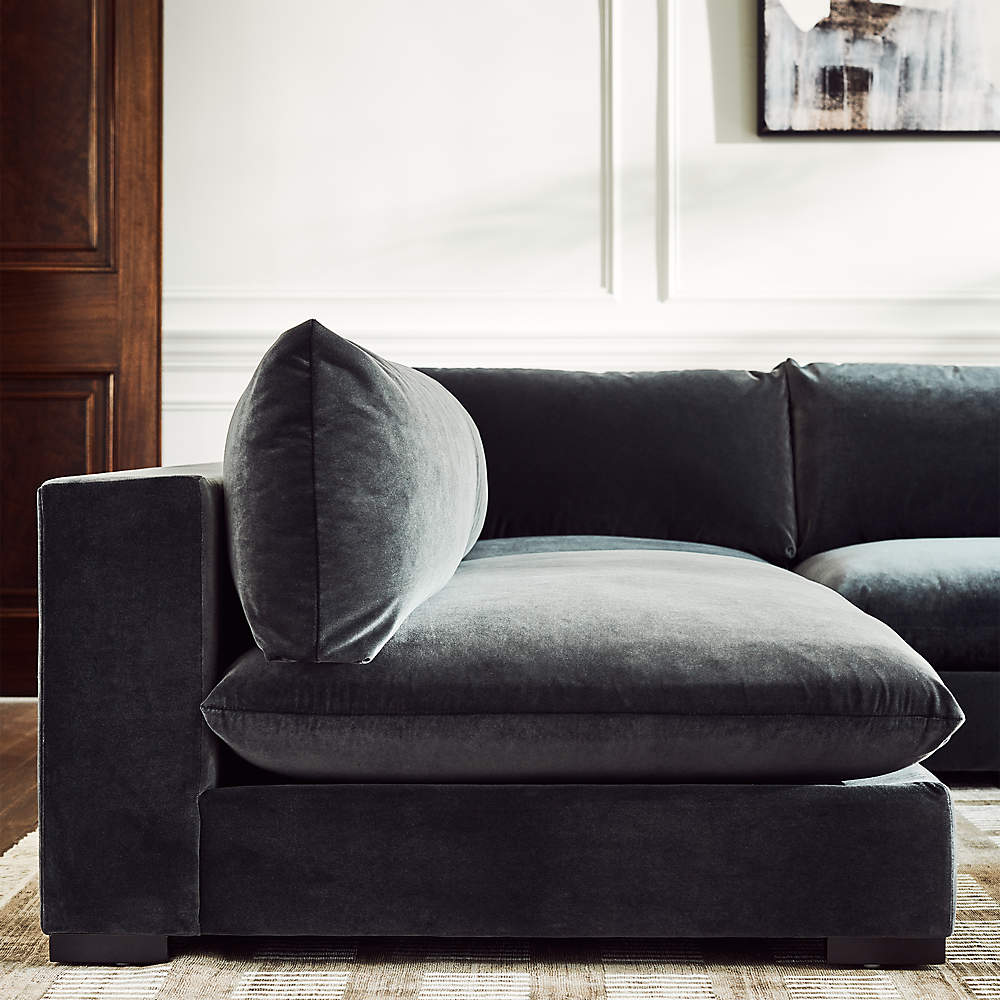 Performance velvet deals sectional