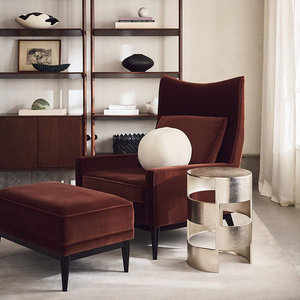 Bronze best sale accent chair