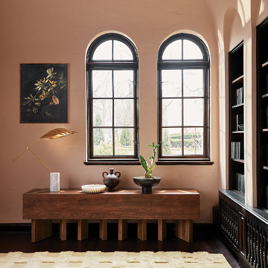 Reve Round Fluted White Marble Bowl