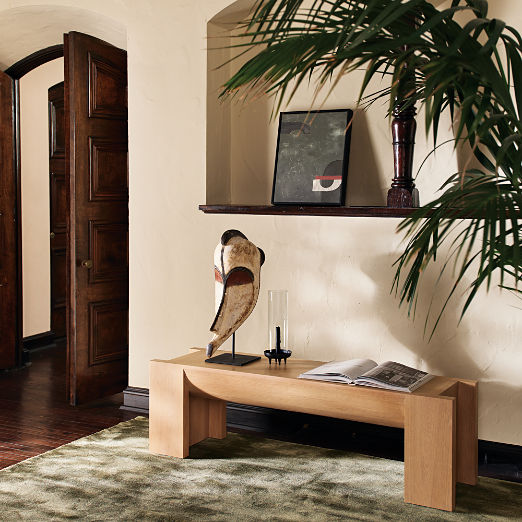 St. George 60" Oak Wood Bench
