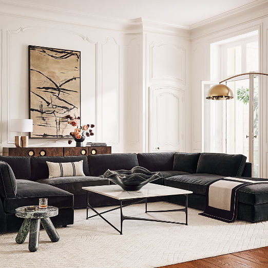 Aerolit 40" White Marble Coffee Table by Bill Curry