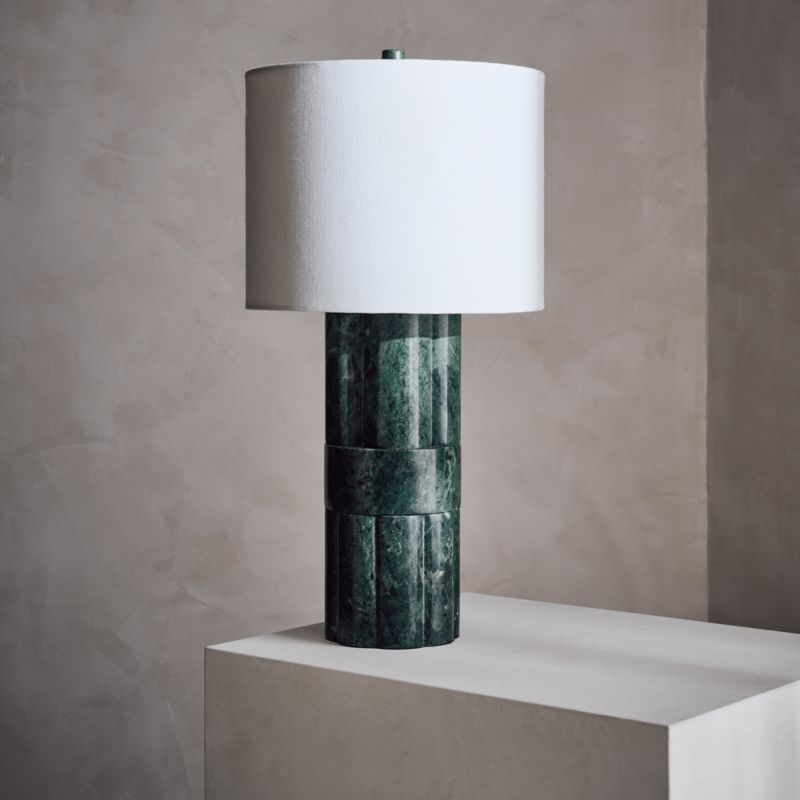 Walden Green Marble Table Lamp Tall - image 7 of 9