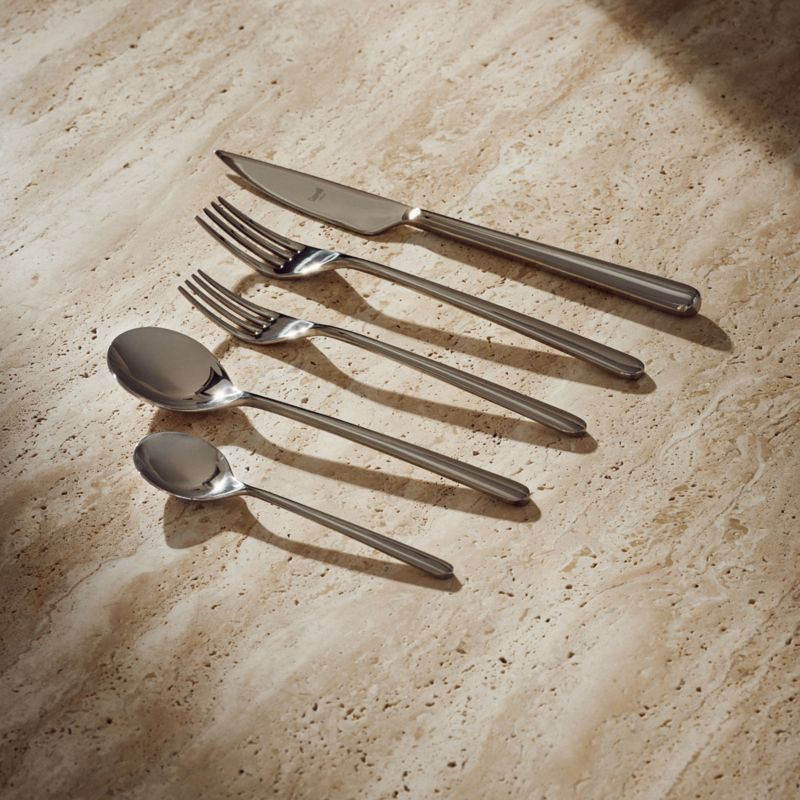 Avesa 20-Piece Polished Silver Flatware Set - image 4 of 6