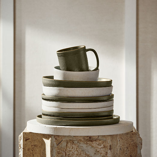 Drift Green Coffee Mug with Reactive Glaze 12oz