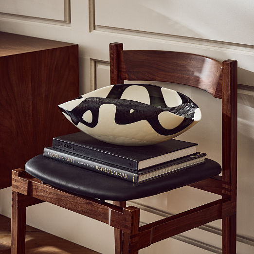 Zeta Murano White Glass Bowl