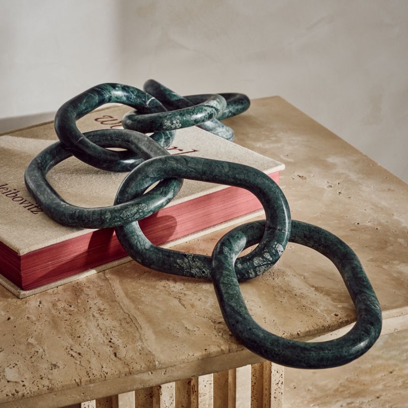 Links Green Marble Decorative Chain - image 4 of 6