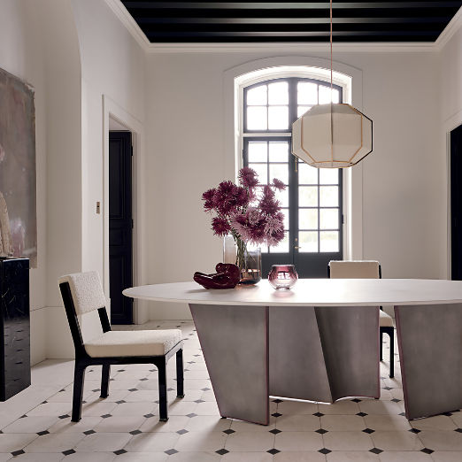 Bretagne 96" Resin and Metal Dining Table by goop